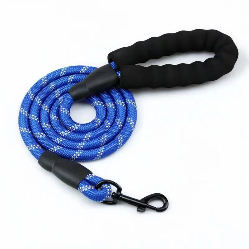 Padded-Handle Reflective Dog Leash