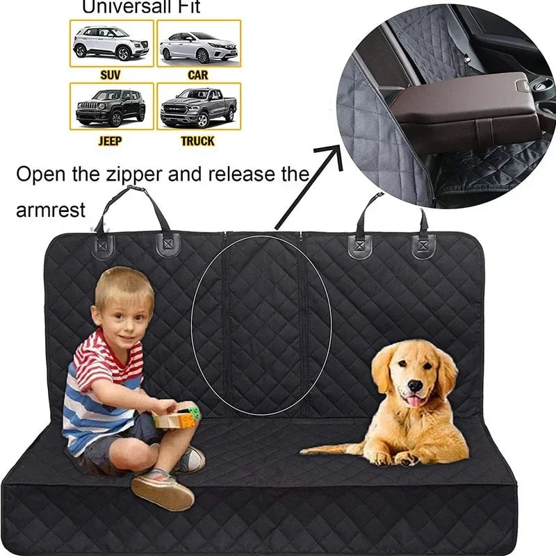 Waterproof Back-Seat Dog Car Seat Cover