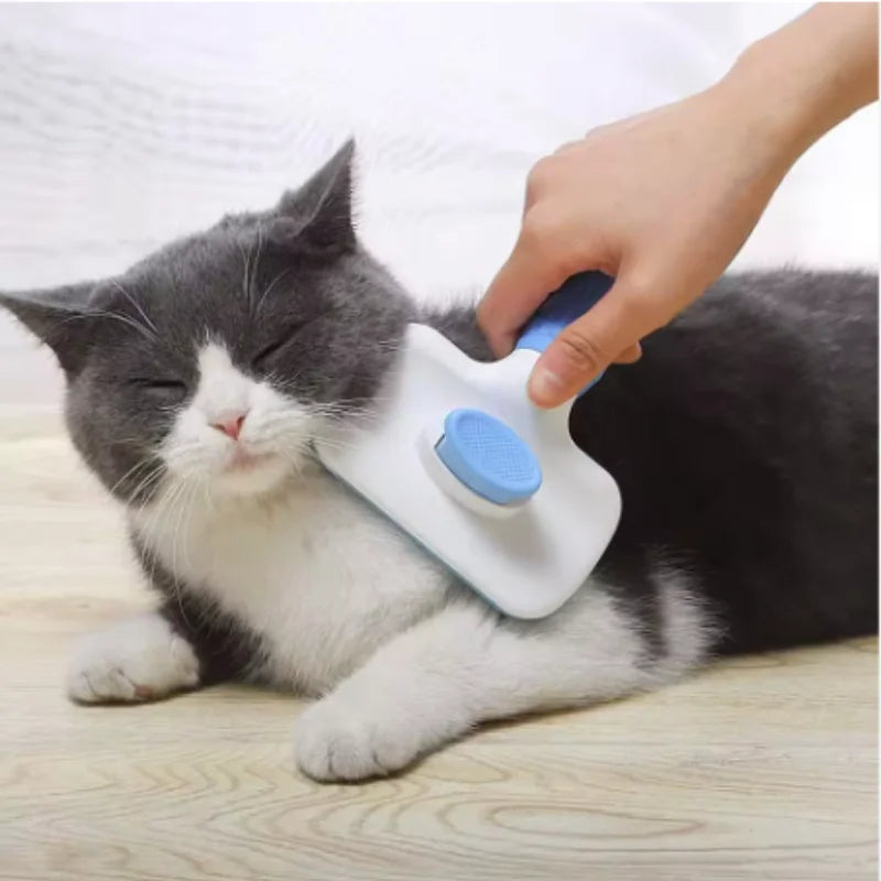 Self-Cleaning Pet Hair Remover Brush