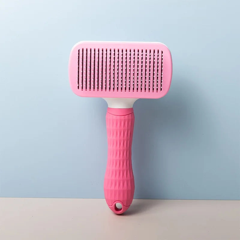 Self-Cleaning Pet Hair Remover Brush
