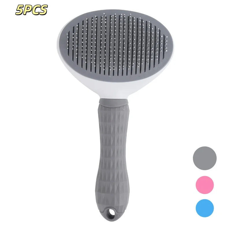 Self-Cleaning Pet Hair Remover Brush